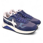Sneaker uomo tessuto e suede blu bianco YAK W6YZ WIZZ 