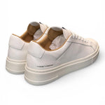 Sneaker pelle martellata bianca XL Crime London 