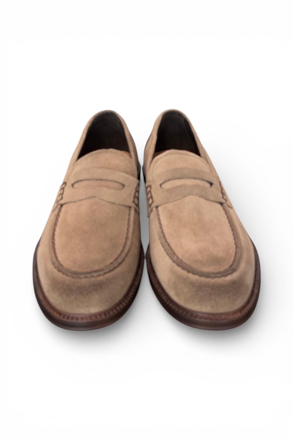 Mocassino suede old taupe Pawelks <BR/> 