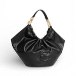 Borsa Smash medium chain pelle nera Coccinelle 