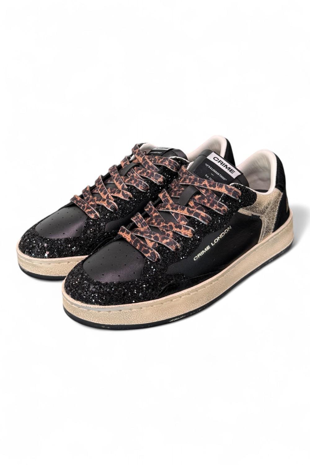 Sneaker donna Crime London Chelsea Gold Touch 