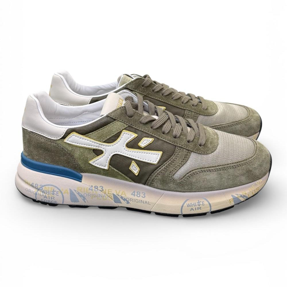 Sneaker uomo Mick 8086 Premiata verde grigio 