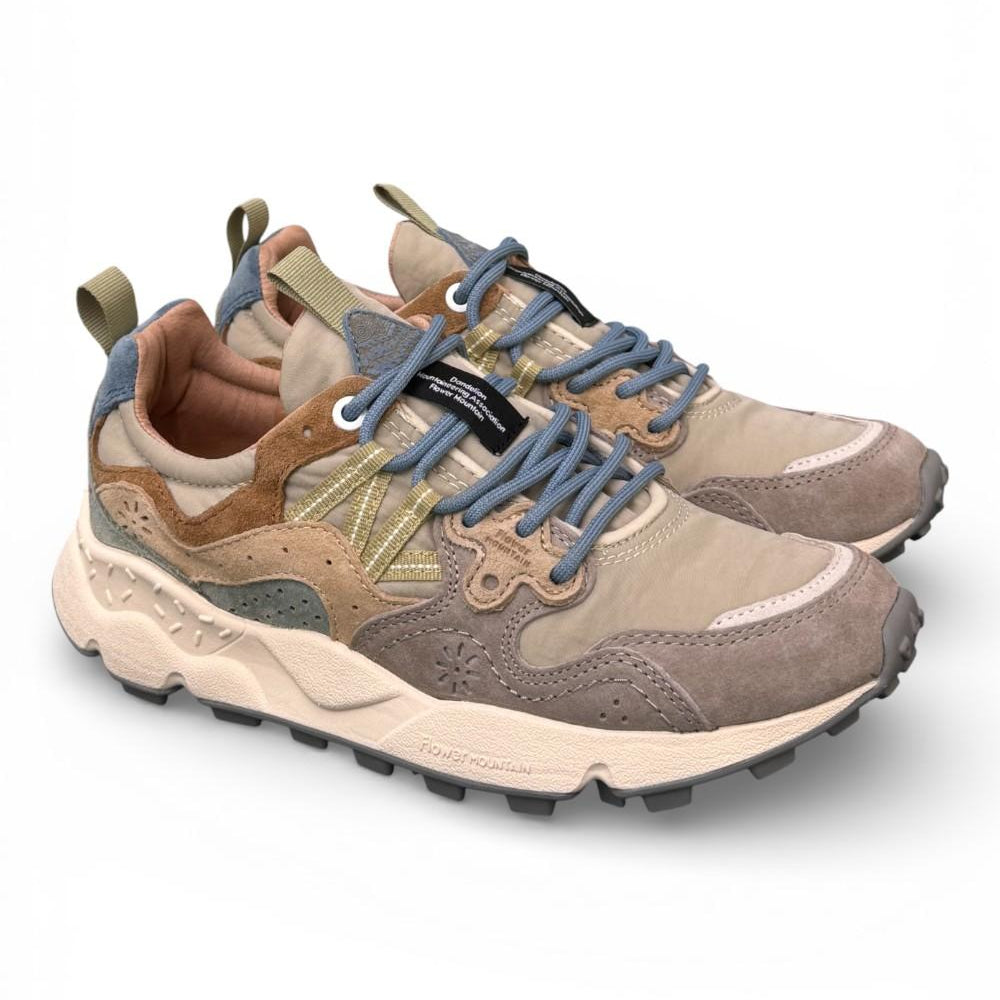 Sneaker donna Yamano 3 1D53 grey beige Flower Mountain 