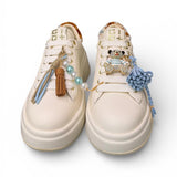 Sneaker Gioplus Oliva latte mucca charms<BR/> 
