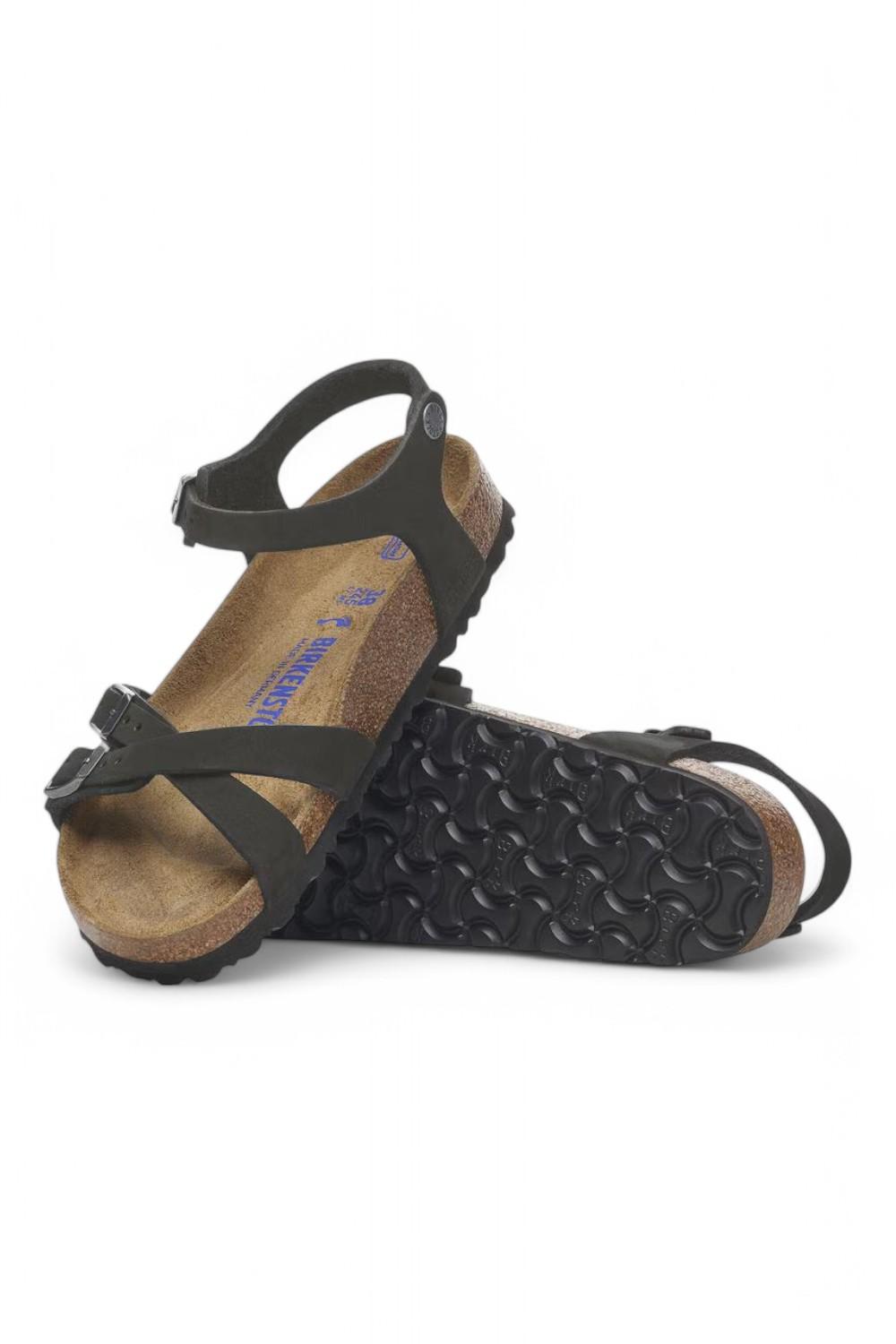 Sandalo Birkenstock Kumba nabuk black 1029526<BR/> 