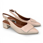 Slingback pelle latte Francesco B 