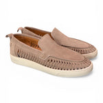 Mocassino cassetta suede intreccio beige Pawelks<BR/> <BR/> 
