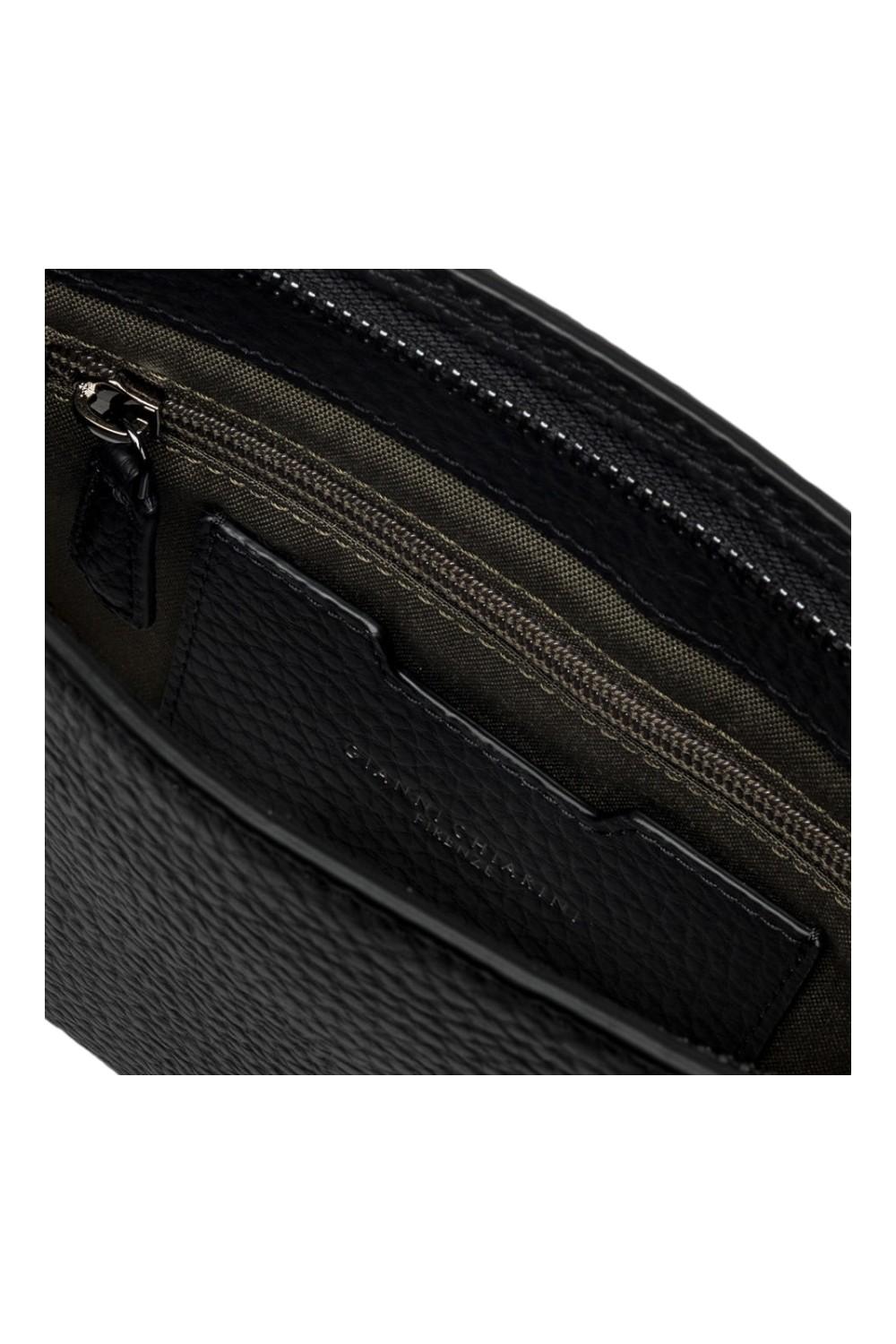 Pochette uomo donna pelle nera Gianni Chiarini piccola 