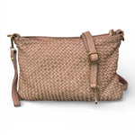 Borsina tracolla intreccio vintage taupe 