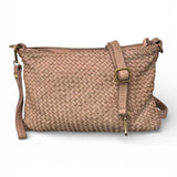 Borsina tracolla intreccio vintage taupe 