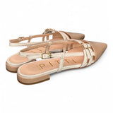 Slingback cintini beige latte Matteo Pitti 