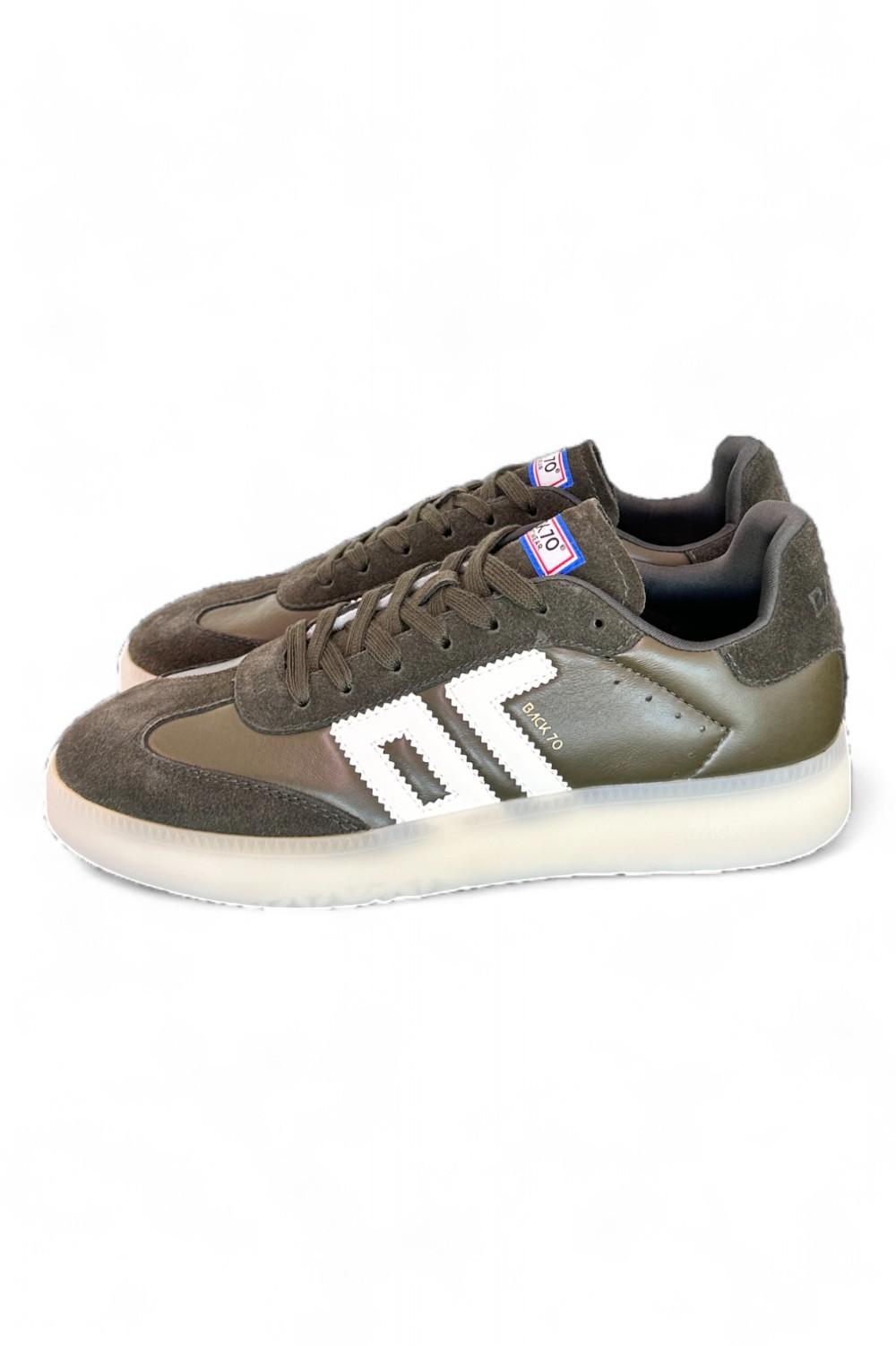 Sneaker uomo Boston Back 70 verde bianca 