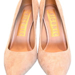 Decolté suede beige tacco 90 Chiconic 