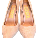Decolté suede beige tacco 90 Chiconic 