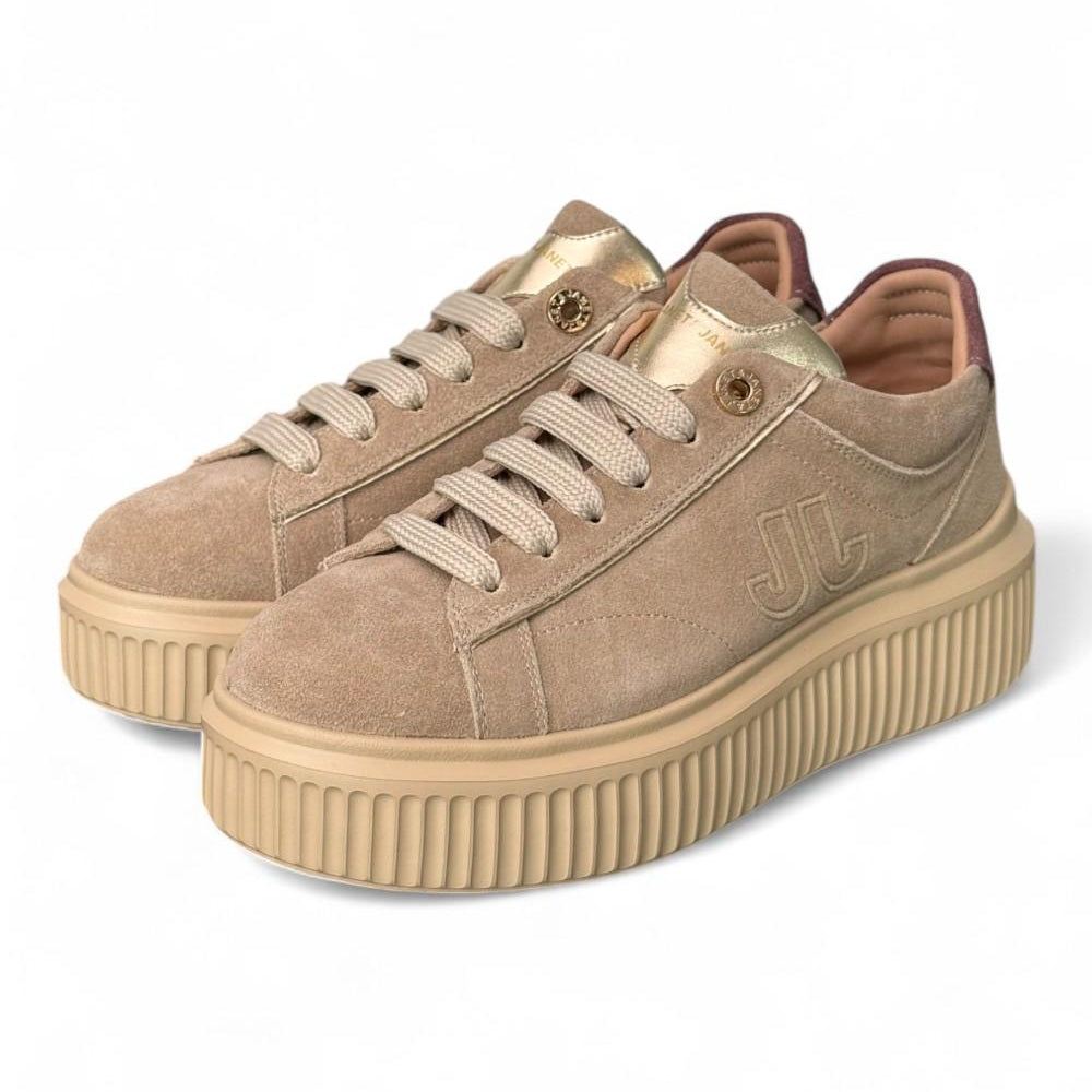Sneaker donna suede beige Janet & Janet 
