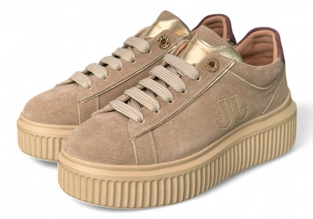 Sneaker donna suede beige Janet & Janet 