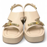 Sandalo asimmetrico burro Zanon<BR/> 