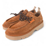 Allacciato uomo Panchic P009 ingegnere suede cognac 