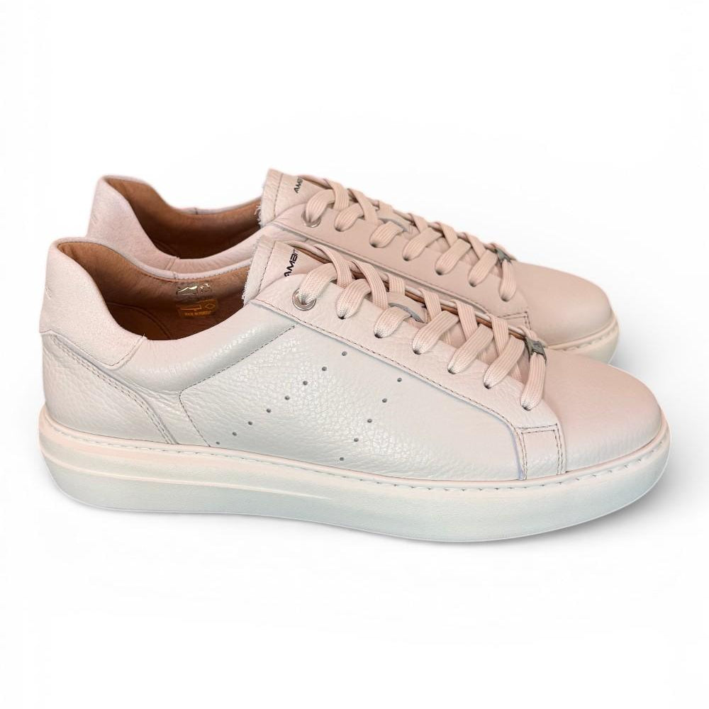 Sneaker pelle latte Ambitious 
