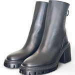 Stivaletto donna nero zip tacco 60 Target<BR/> 