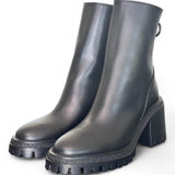 Stivaletto donna nero zip tacco 60 Target<BR/> 