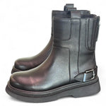 Stivaletto platform fibbia nero Bruno Premi 