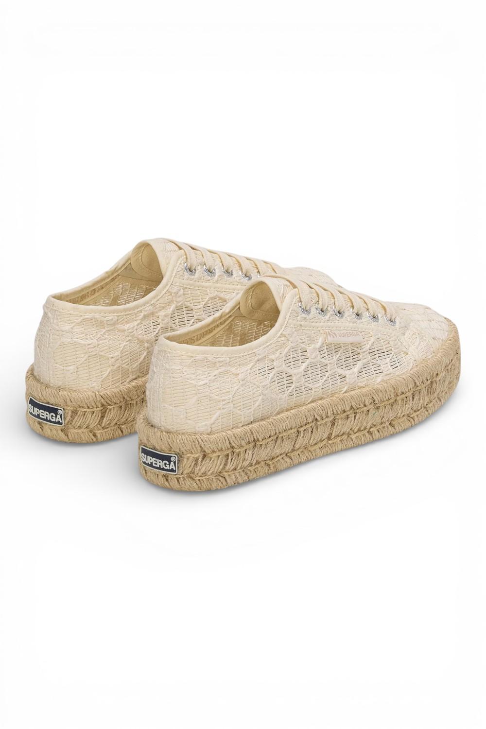Sneaker Superga 2740 Platform cotton stone wash rope 