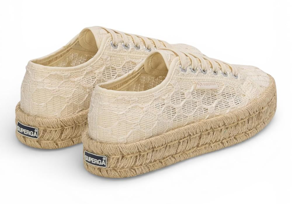 Sneaker Superga 2740 Platform cotton stone wash rope 