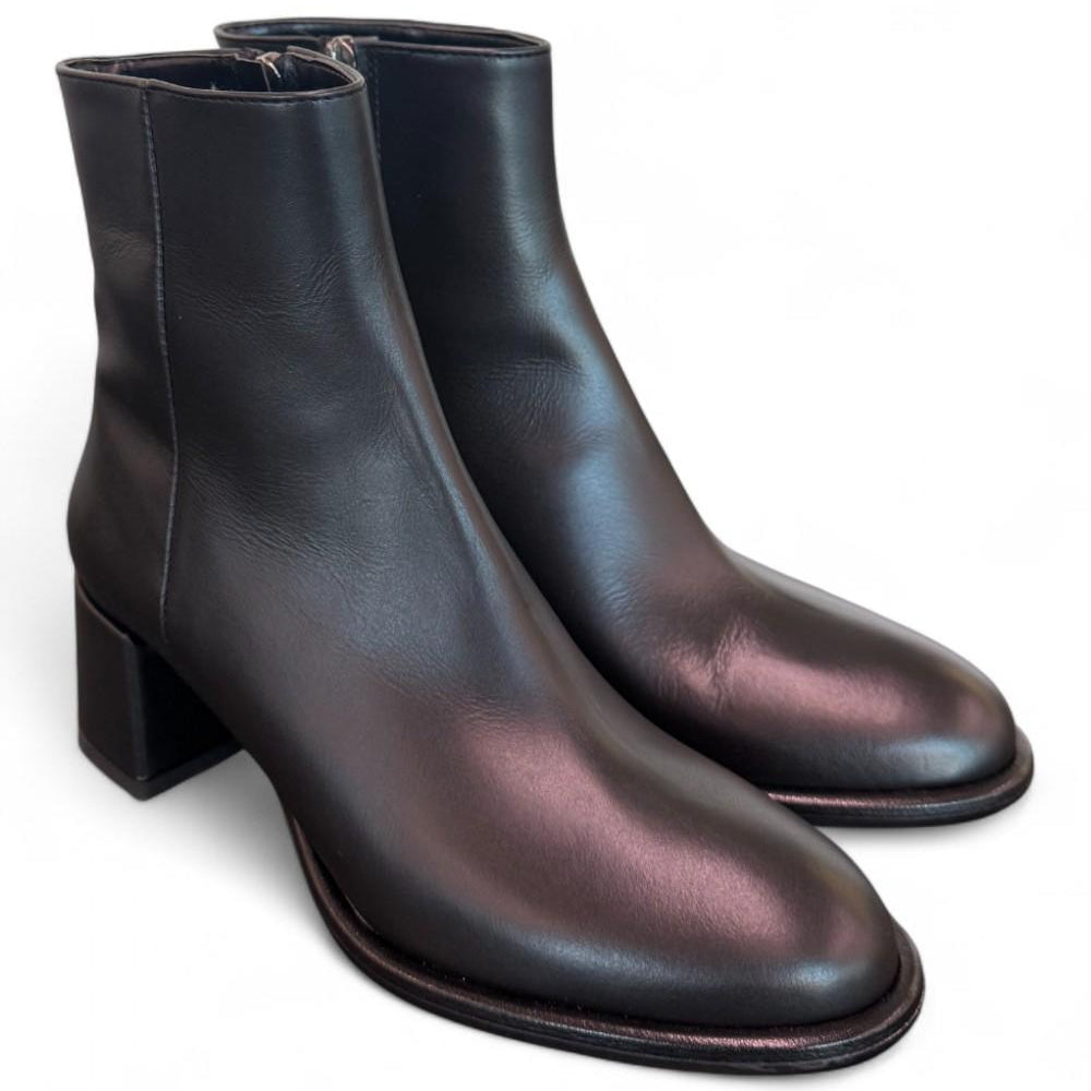 Stivaletto nappa nera T50 grosso Bianca Di<BR/> 