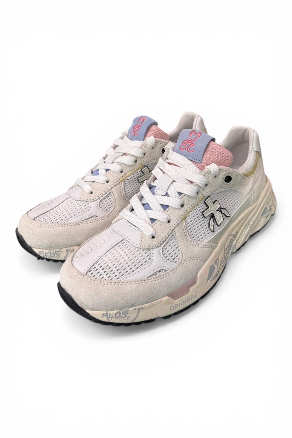 Sneaker donna Mased 8206 Premiata forata bianca 