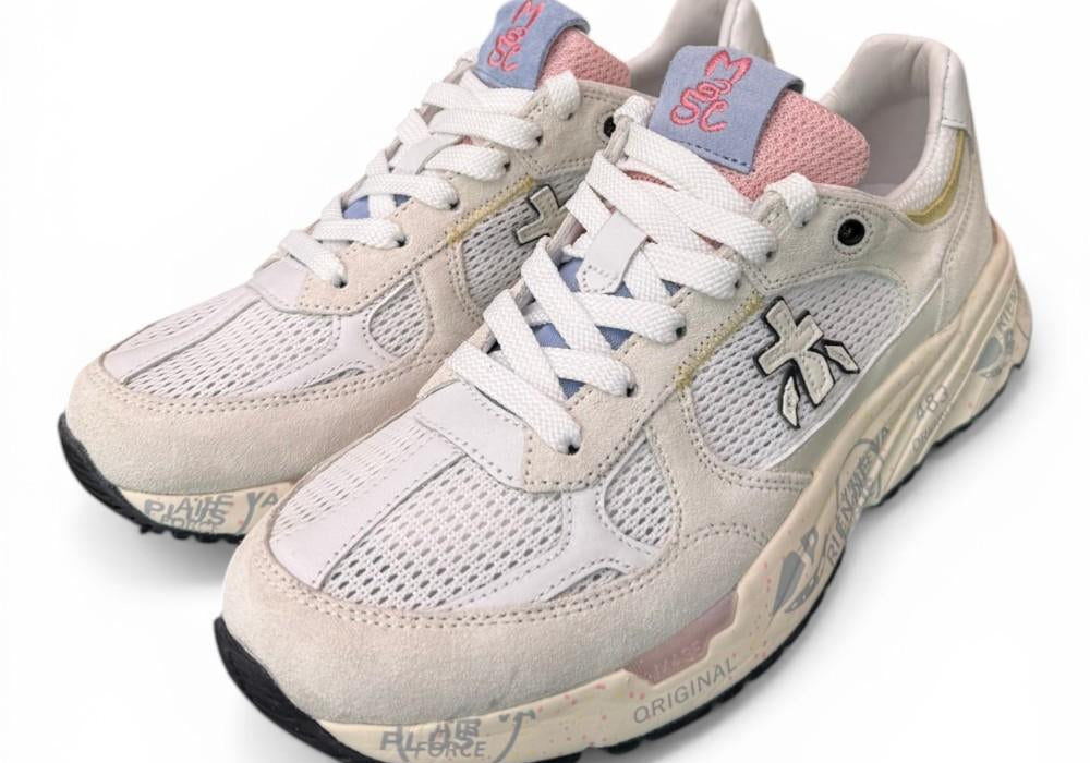 Sneaker donna Mased 8206 Premiata forata bianca 