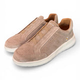 Sneaker no laces suede taupe Ambitious Hover 