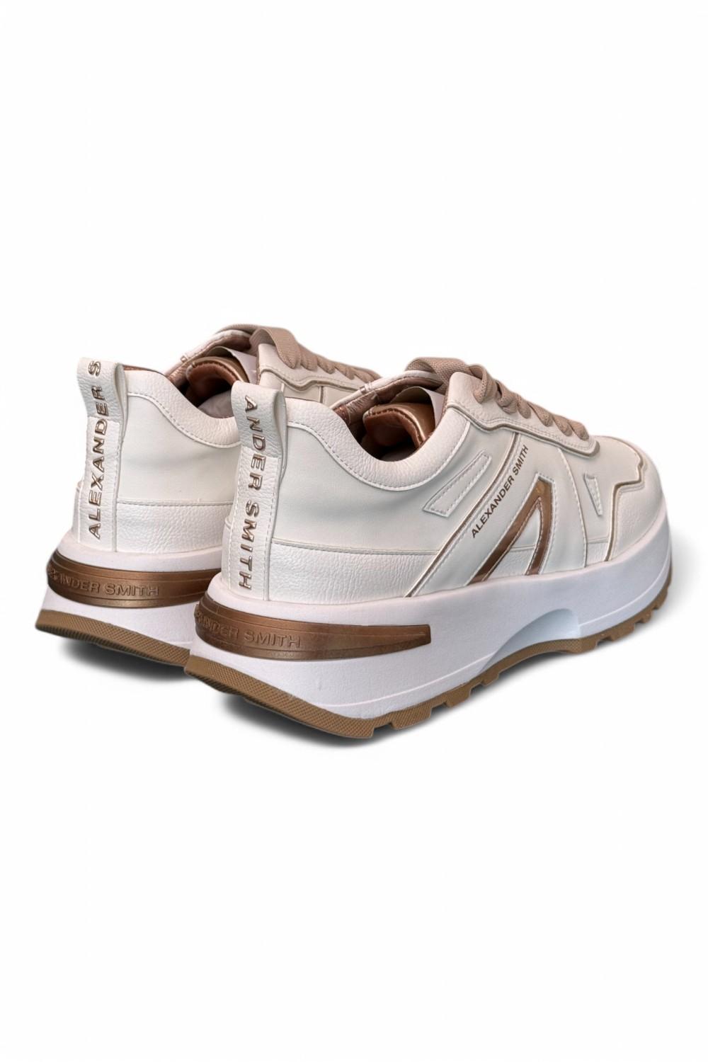 Sneaker donna Liverpool white copper Alexander Smith<BR/> 