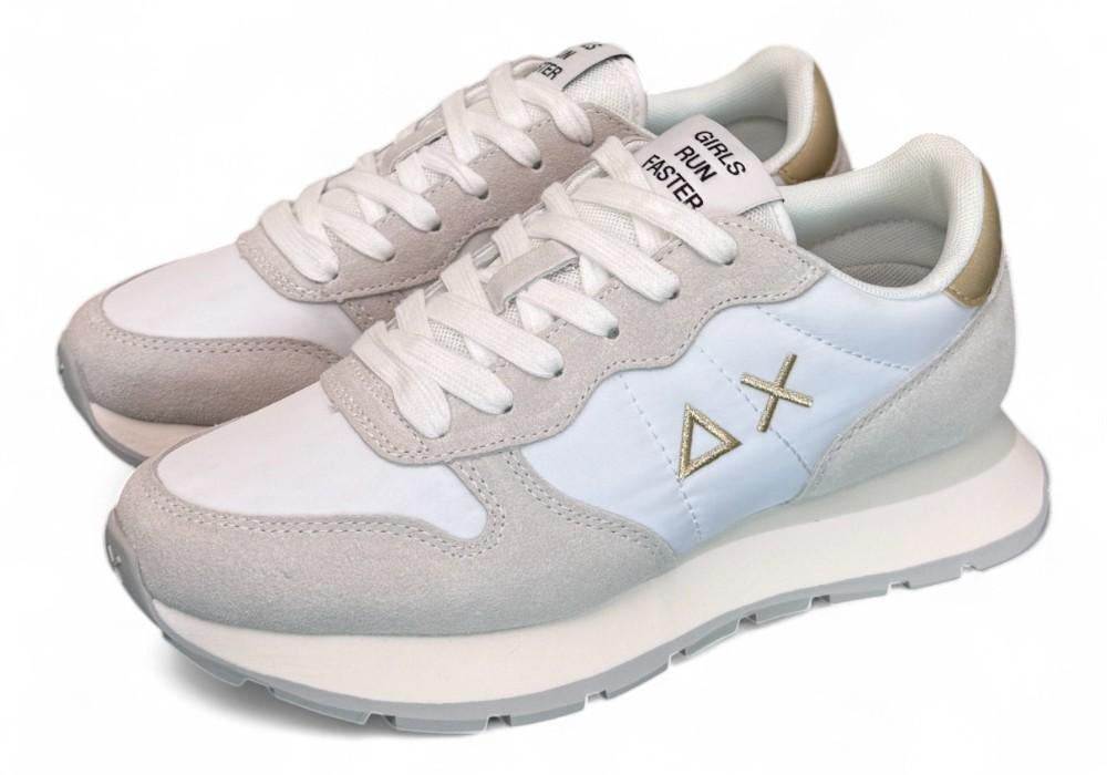 Sneaker donna SUN 68 ALLY white gold 