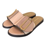 Ciabatta fibbia beige latte Noa Harmon 