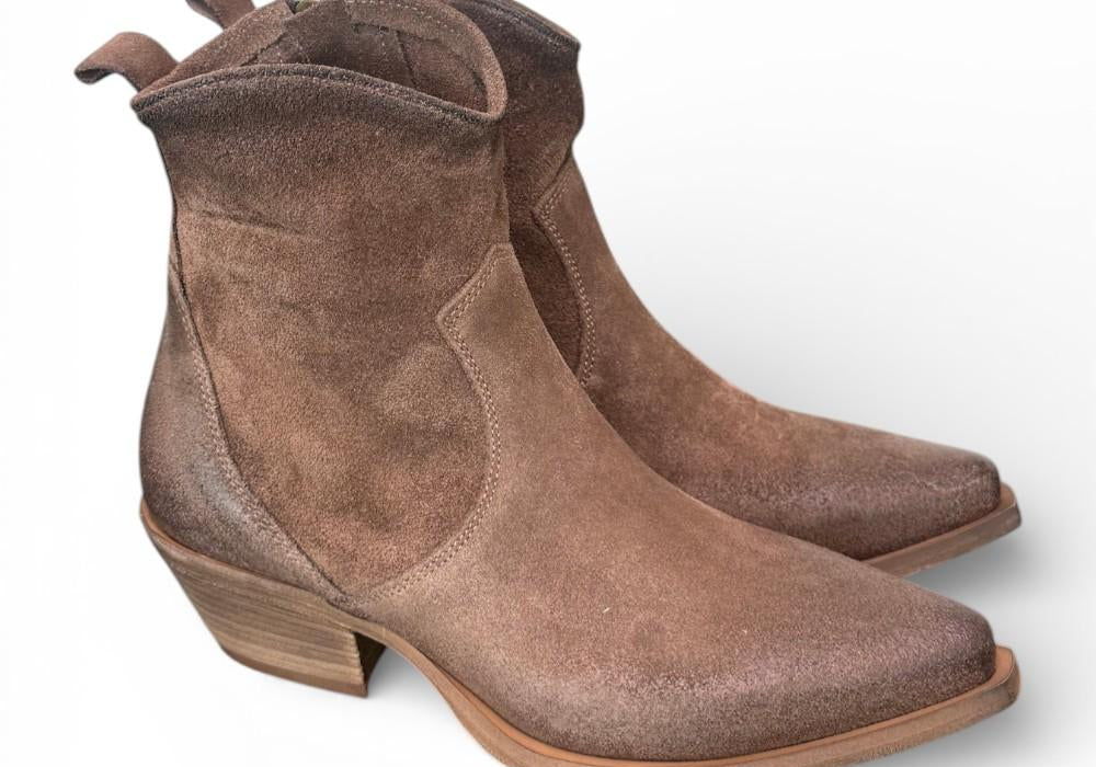 Stivaletto texano suede mustang Metisse<BR/> 