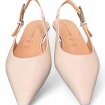 Slingback pelle ghiaccio flat Les Autres<BR/> 