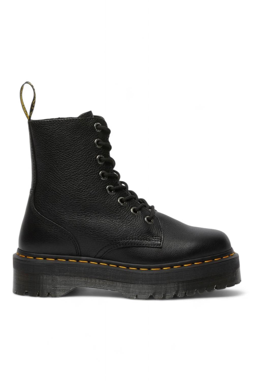 Anfibio platform Jadon III in pelle Pisa nero 