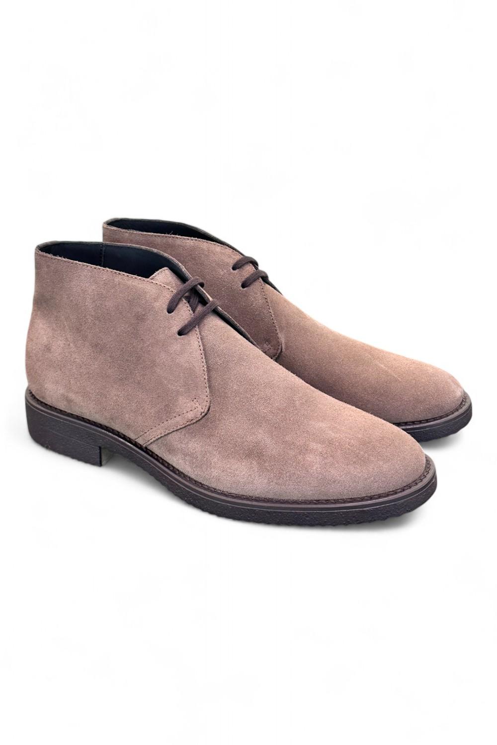 Polacco uomo suede gianduia Antica Cuoieria 