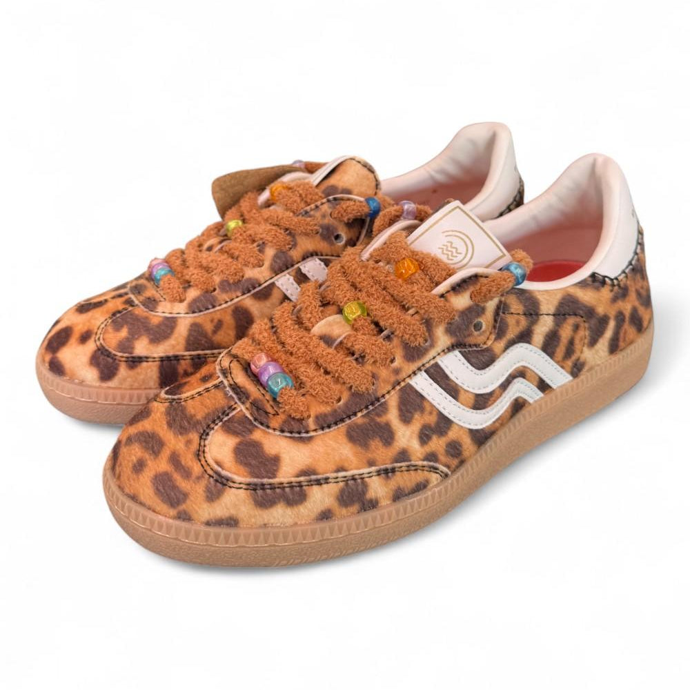 Sneaker donna low animalier Primabase <BR/> 