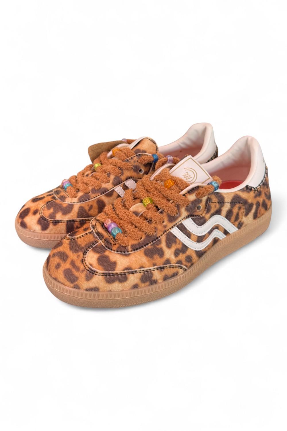 Sneaker donna low animalier Primabase <BR/> 