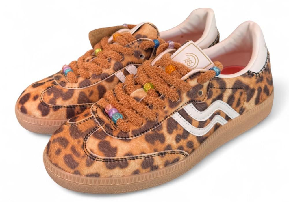 Sneaker donna low animalier Primabase <BR/> 