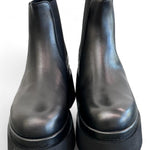 Stivaletto beatles nero con platform Albano 
