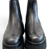 Stivaletto beatles nero con platform Albano 