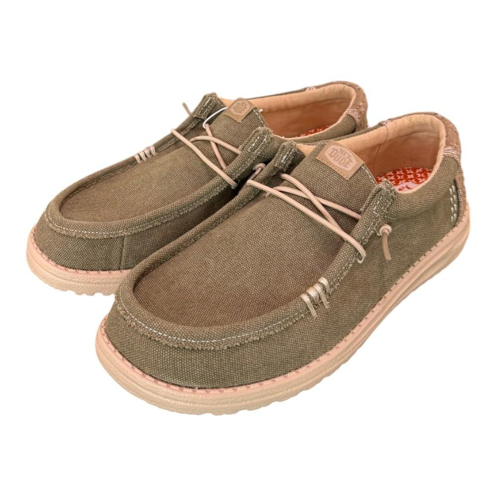 Sneaker uomo Wally Workwear green Hey Dude 