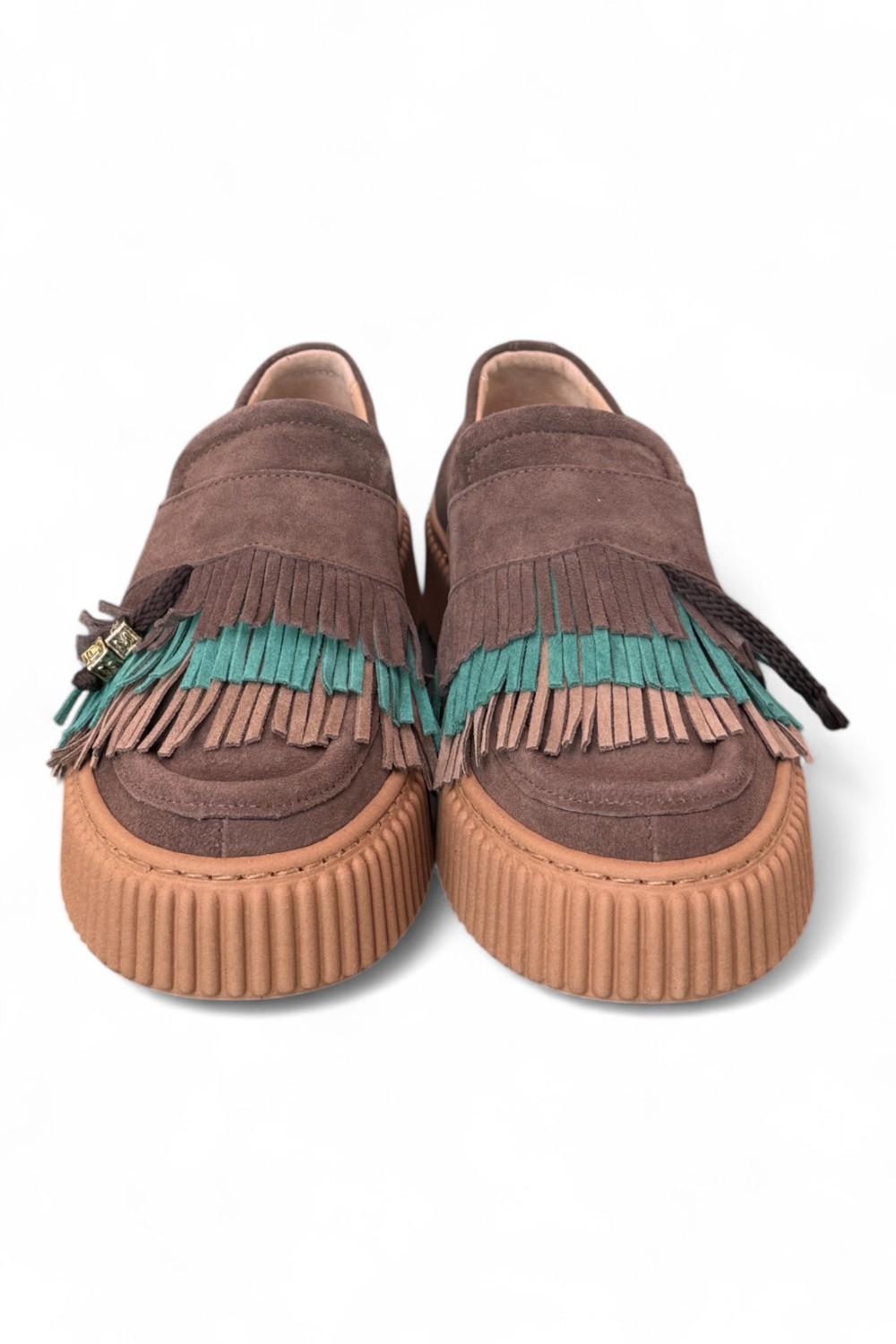 Mocassino sneaker frangia Meliné 