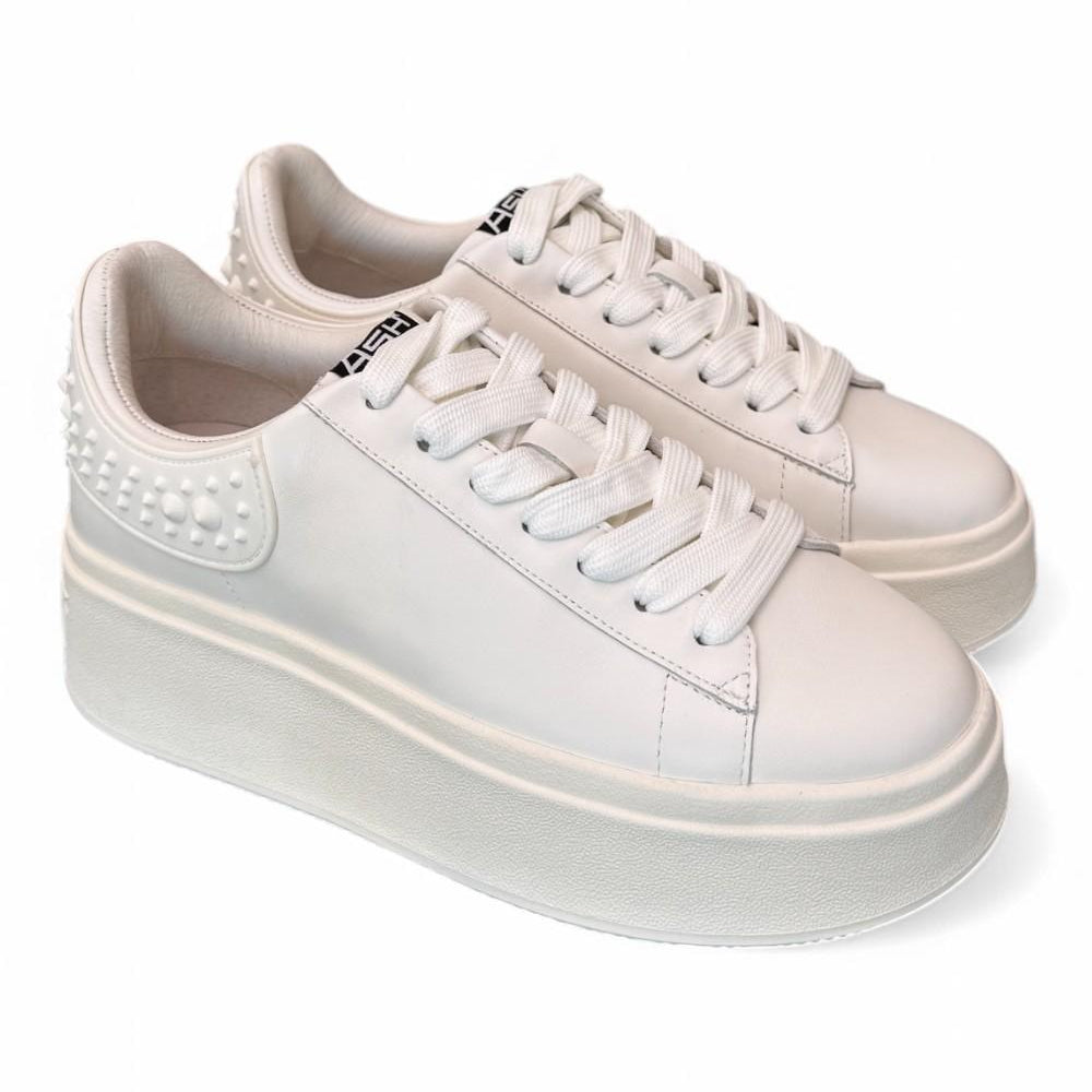 Sneaker Ash Match bianca platino 