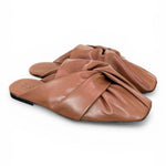 Sabot nodo pelle marrone JVAM<BR/> 