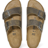 Ciabatta arizona Oil Leatjer Khaki Birkenstock 1027039 uomo 