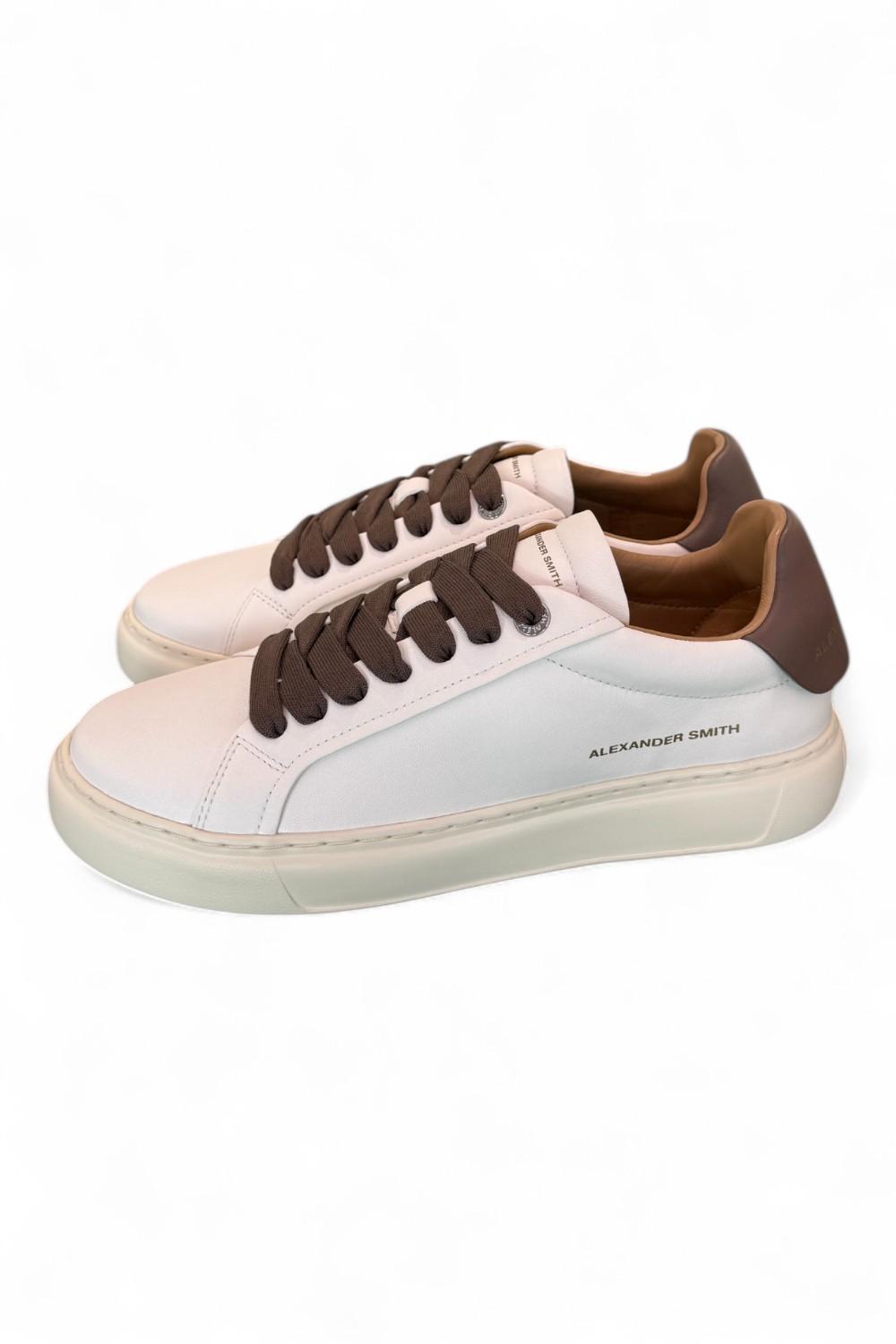 Sneaker uomo Soho white brown Alexander Smith<BR/> 